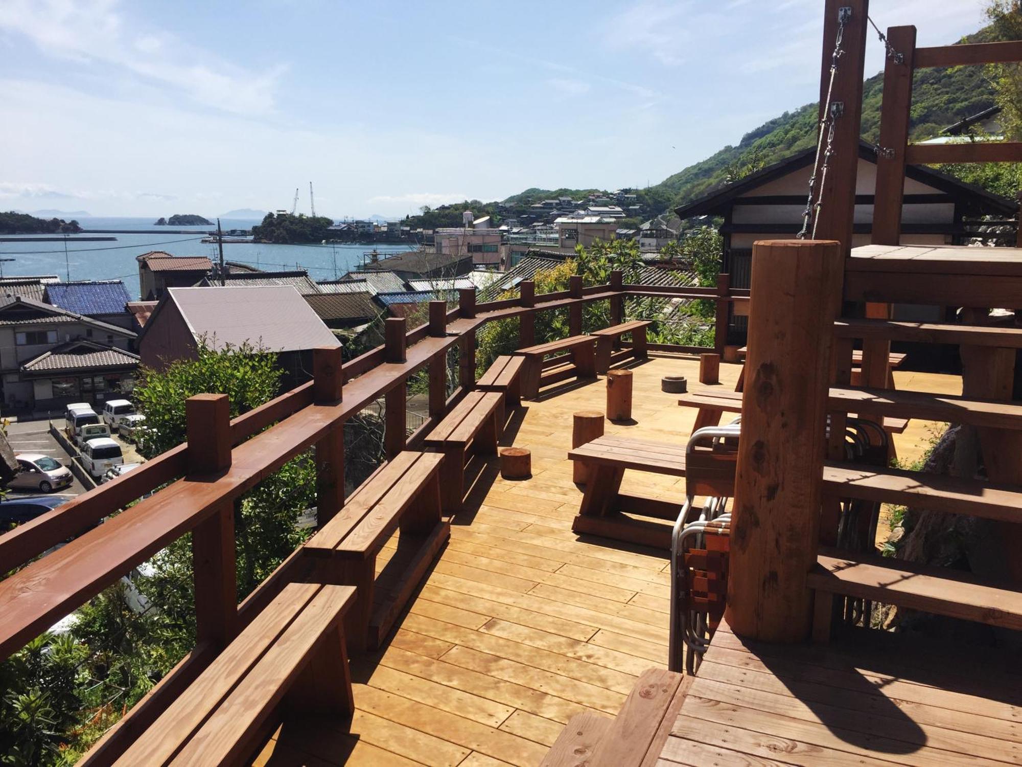 城跡石垣上の絶景古民家宿 鞆城茶屋庵 Tomo Exteriör bild